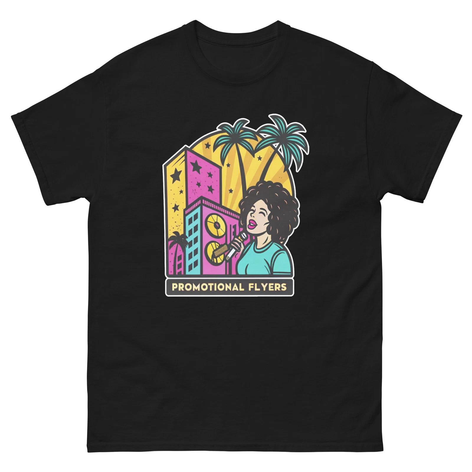 Promotional Flyers Bar Nightclub Bar Nightlife Party T-Shirt XL