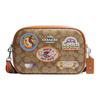 Jamie Leather Camera Bag , Shoulder Bag , Crossbody Bag Medium Women's Brown (Unisex) Crossbody Bags CJ605 SVOT8