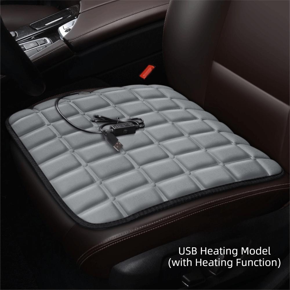 Non Slip Heating Cushion USB 5V Heating Comfortable Car Heating Cushion Electric Scratch Resistant Electric Car Seat Cushion