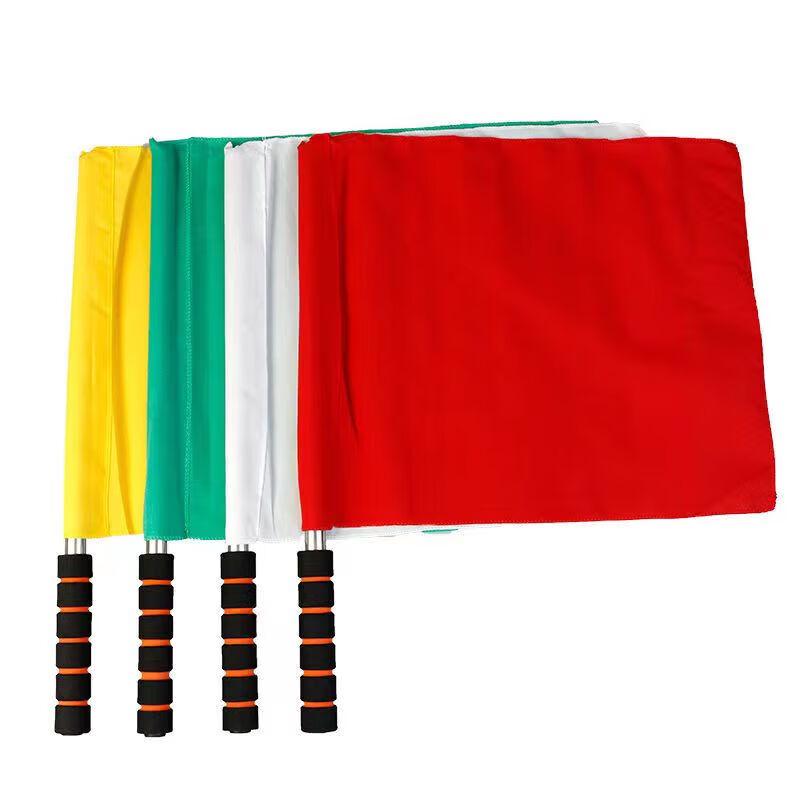 Red and White Command Signal Flag Set