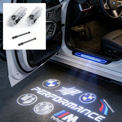2pcs Welcome Ghost Car Door Light for E90 E60 E46 E93 F20 F21 F30 F31 F32 F33 F34 F15 F10 F01 F11 - Exterior Lighting Access