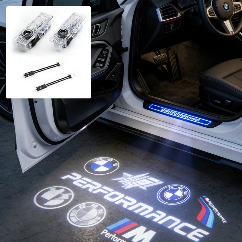 2Pc LED Car Door Welcome Light For BMW E70 F15 E92 E60 E61 E65 F01 F02 F10 F15 F30 F48 M5 G30 G38 X1 X2 X3 X4 X5 X6 M3 Accessory