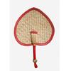 1pc Hand-Woven Woven Straw Hand Fan Old Summer Natural Environmentally Friendly Hand-Woven Fan Decorative Fan For Home Decor