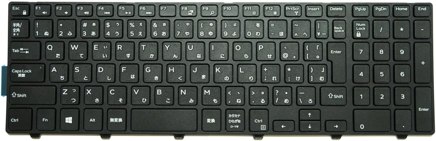 PH@ (Замена) Японская клавиатура для Dell Inspiron 15-3000, 15-5000, 15-7000, 17-5000 и Vostro 15 3000 (3546/3549/3558/3559) Серии