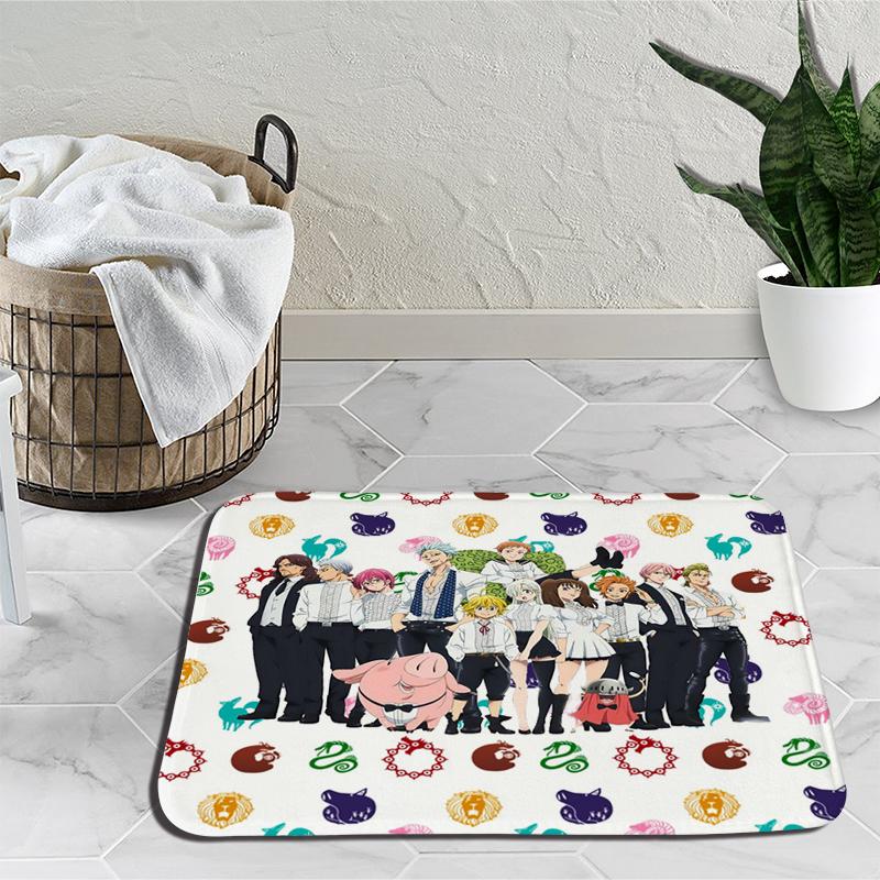 Covorul The Seven Deadly Sins desen animat sufragerie dormitor covor balcon baie covor antiderapant covor exterior cadou de zi