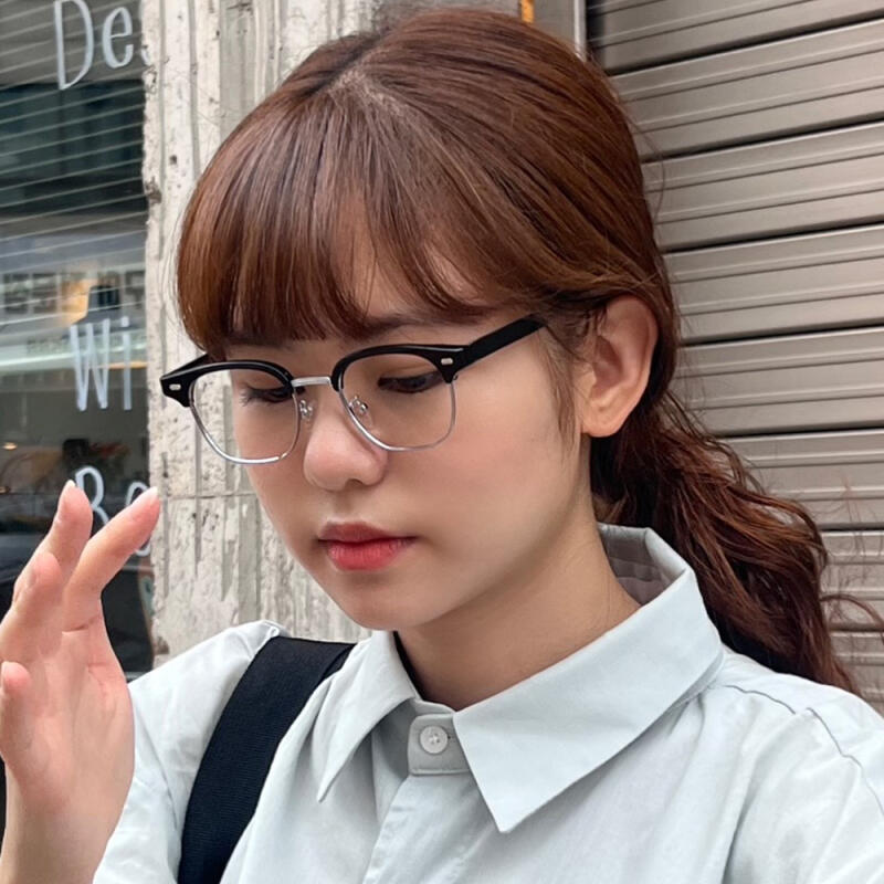 SBKA Muni-C01 Gold-Rimmed Glasses (Blue Light Blocking)