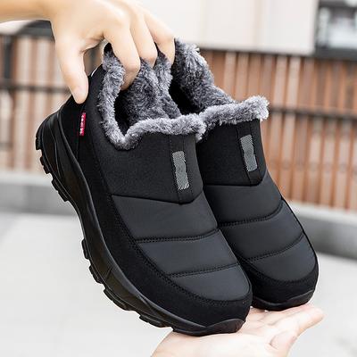 Neue Mode Herren / Damen Pelz Herren Schneestiefel Paar Warmhalten Winterschuhe Bequeme Botas Hombre Outdoor Herren Sneaker Warm