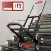 Carrello Manuale Pieghevole Portatile per Scale per Carichi Pesanti – Carrello Portabagagli Conveniente e Compatto