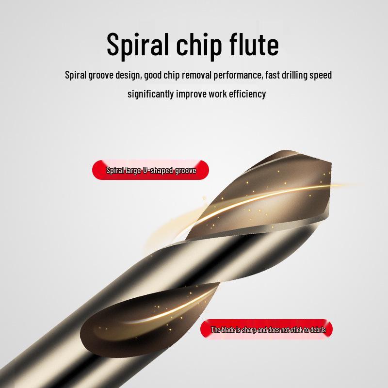 Huang Xiaochao M35 Cobalt Double-Flute Drill Bit for Stainless Steel