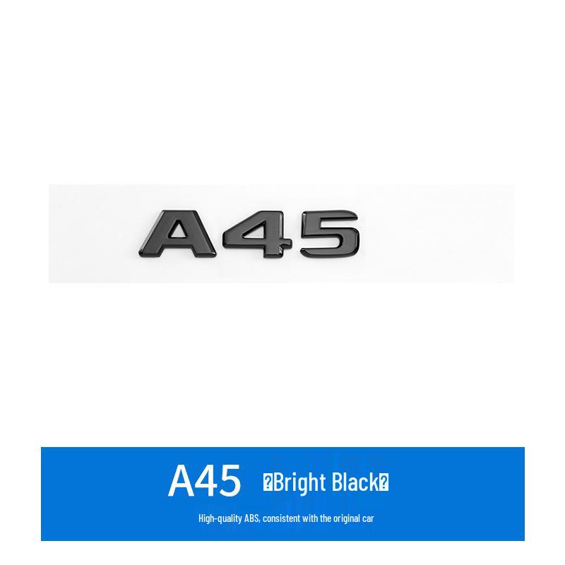 Mercedes AMG A45 CLA45 GLA45 Turbo 4MATIC Emblem Aufkleber