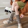 Boots Cotton Socks Cover Spring And Autumn Bow Stacking Socks Ballet Wind Wool Knitted Thickened Warm Calf Cover
