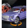 1/24 Bentayga SUV Alloy Car Diecasts & Toy Vehicles Car Model Sound and Light Pull Back Car Toys for Kids Gifts