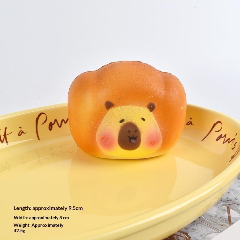 Simulated Bread Kneading Slow Rebound Toy Pu Wet Soft Feel Animal Themed Decompression Stress Relief Toy