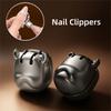 Foldable Design Fingernail Clippers Dog Head Shape Toenail Trimmer Mini Nail Cutter  Home Use
