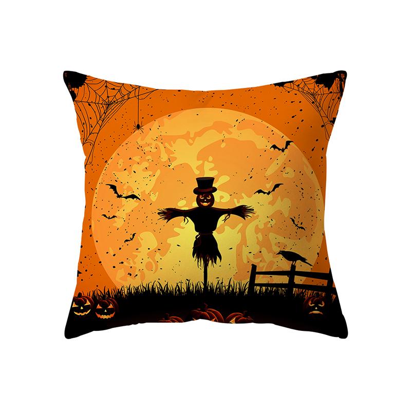 Pumpkin Collection Halloween Theme Pillow Cover Sofa Cushion  Holiday Gift Party Decoration Home Decor