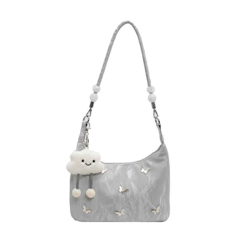Butterfly Large Capacity Messenger Bag Women's Shoulder Bag Commuter Cloud Underarm Bag