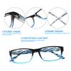 TUREZING Presbyopia Eyeglasses Diopter+10+20+30+40+50+60 Men and Women High Defin+itio+n Op+tica+l Le+ns S+pring Hinges Reading Eyeglasses