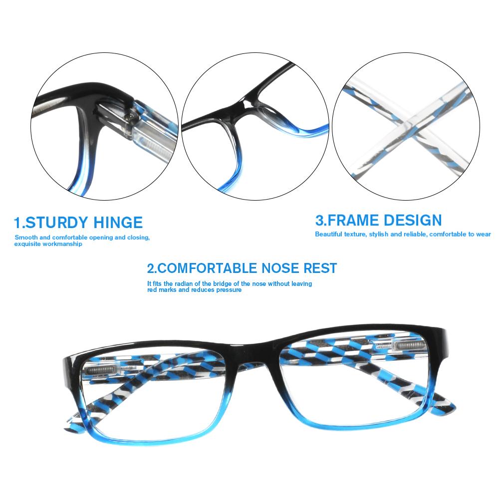 TUREZING Presbyopia Eyeglasses Diopter+10+20+30+40+50+60 Men and Women High Defin+itio+n Op+tica+l Le+ns S+pring Hinges Reading Eyeglasses