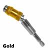 1pc Magnetic Screw Drill Tip, 1/4" Impact Tough Bit Holder With 20° Pivoting , Bendable Extender Quick Change Locking Rotating
