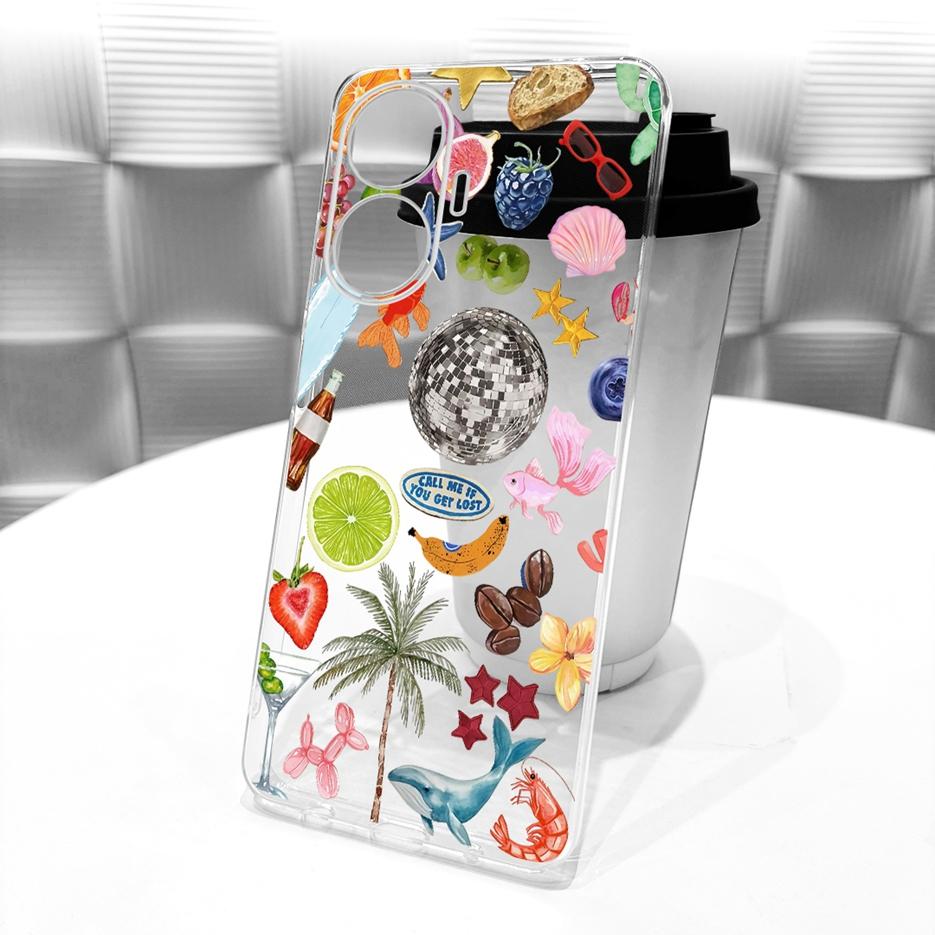 For Realme C55 Case RMX3710 New Luxury Painted Cover Clear Silicone Case For Realme Narzo N55 C 55 RealmeC55 NarzoN55 Soft Shell