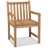 Garden Chairs 2 pcs Solid Teak Wood