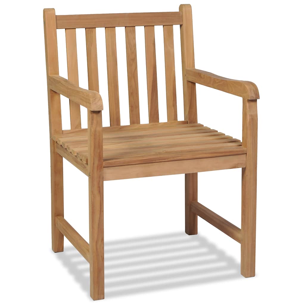 Garden Chairs 2 pcs Solid Teak Wood