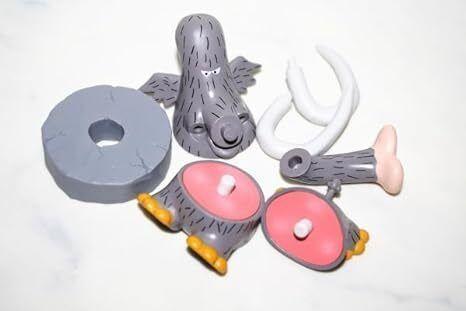 

[USED] First Humans Gyatoruzu Figure Bonus Character Complete Set Mammoth Mammoth Showa Anime