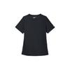 Nike Striped Logo Print Crew Neck T-Shirt Men Tops Black FN3052-010