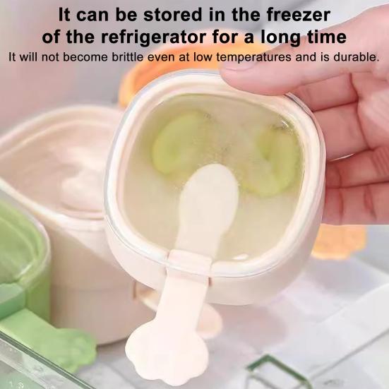 3Pcs Ice Cream Mold DIY Stackable Reusable Popsicle Maker Popsicle Mold