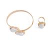 Ins Style Baroque Pearl Collar Choker Commuting Style Minimalist Metal Opening Ornament