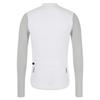 [Santic] Men's Long-Sleeve Cycling Jersey, Spring/Summer, Cycling Wear, Road Bike, UV Protection, Moisture-Wicking, Breathable (White, Size L)