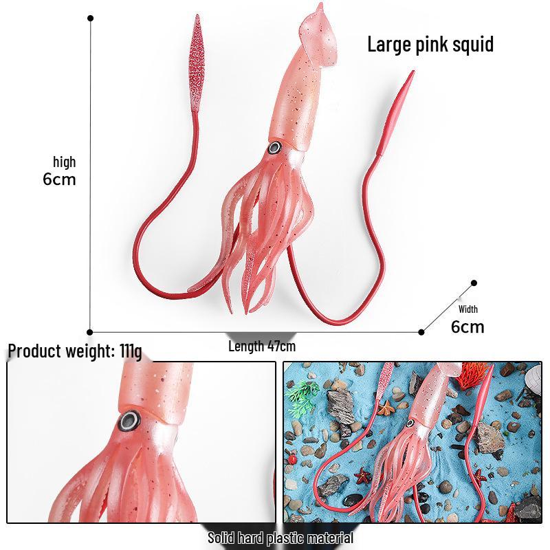 Giant Marine Animal Squid & Octopus Educational Toy for Kids