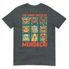 Dcc Unisexy Faces Of Mordecai Grid Funny Gamer Series Book Tshirt