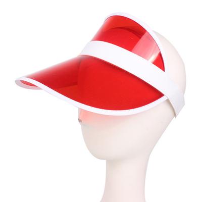 Fashion Summer Outdoor Sports Sun Protection Cap Unisex Clear Plastic Visor Hat