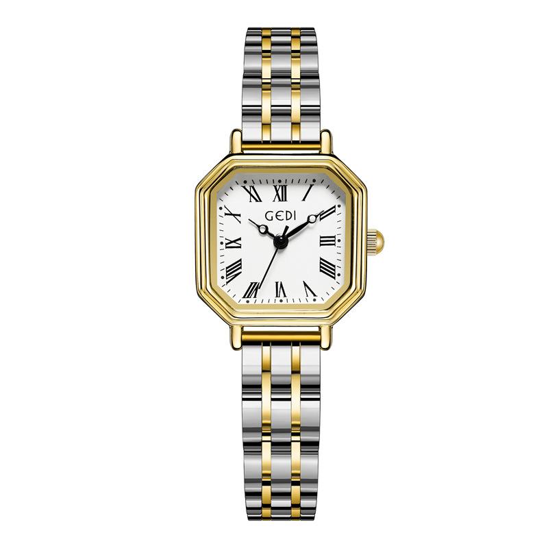 Simple Retro Niche Temperament Roman Small Dial Exquisite Light Luxury High-End Quartz Steel Belt Watch