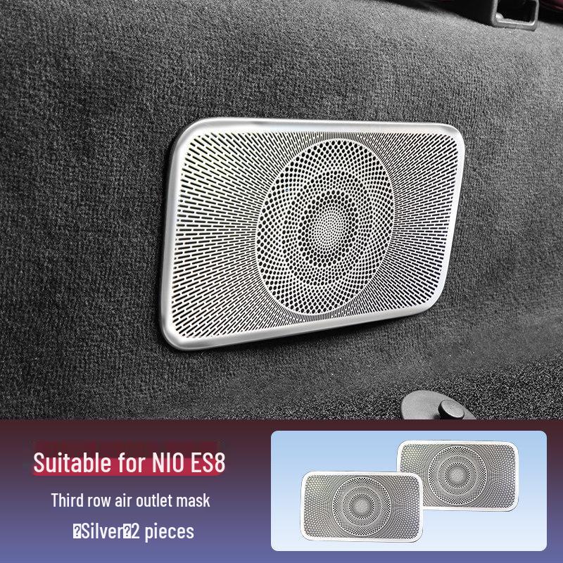 Under-Seat Air Vent Protector for 26 NIO ES8 Models - Rear AC Anti-Clog Cover Interior Accessory