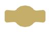 Jar Label 7x4 Cm for Preserves 72 Pcs. Golden Matte