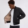 Coach Reversible Ma 1 Jacket In Recycled Polyester Black   Khaki Sig