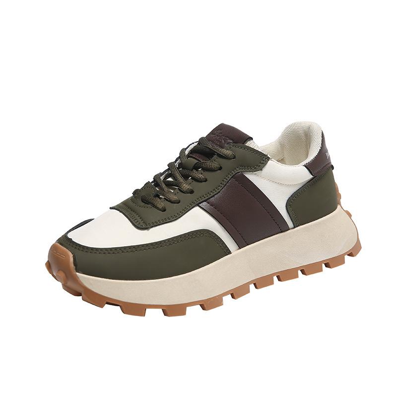 

Осенняя новинка европейская платформа повседневная спортивная обувь для пап модная универсальная повседневная спортивная обувь для бега 40 зелёный