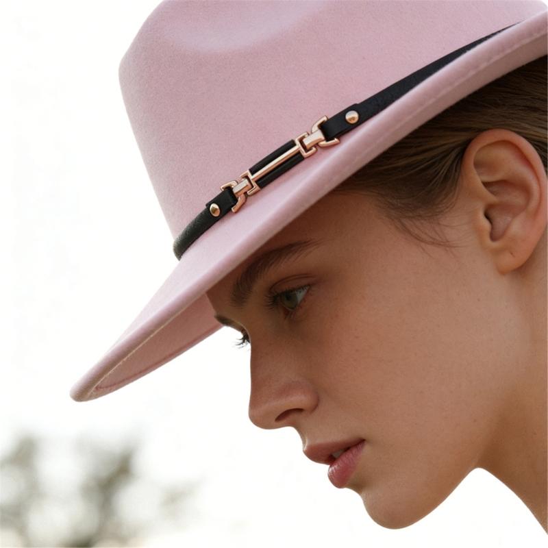 Windproof Cowboy Cap with PU Hat Belt and Wide Brims Design for Enhancing Sun Protections In Outdoor Activity Essential