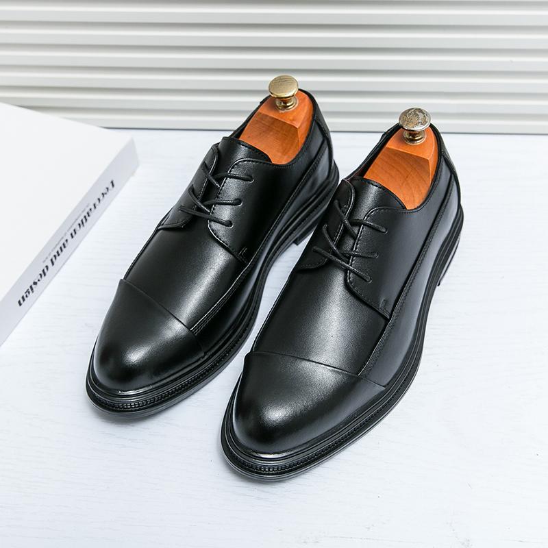 Fashion Hot Selling Men's Casual Business Formal Shoes Versatile Designer Style Classic Black Brown Party Wedding Office Men's Shoes