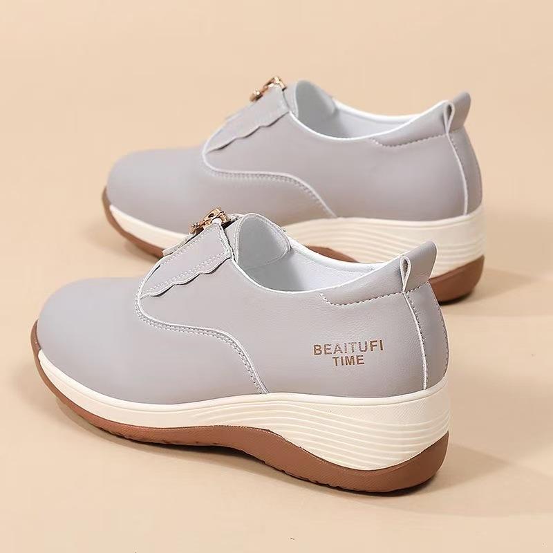 

Осенняя модная обувь удобная и не утомляет, повседневная обувь, обувь для ходьбы, дышащая и не душная женская обувь 40 серый