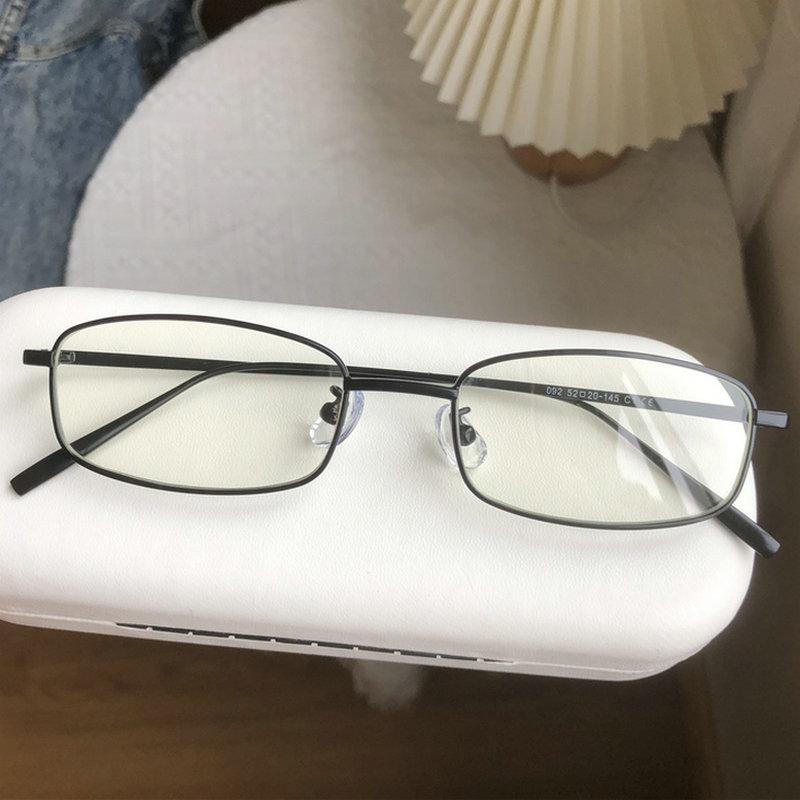 

Новые очки Y2K Harajuku в маленькой квадратной оправе для женщин, ретро-очки из металла, прозрачные очки для чтения, блокирующие синий свет