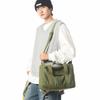 Canvas Bag Women's Crossbody Bag Men's Lightweight Commuting Shoulder Bag Large Capacity Student Class Bag