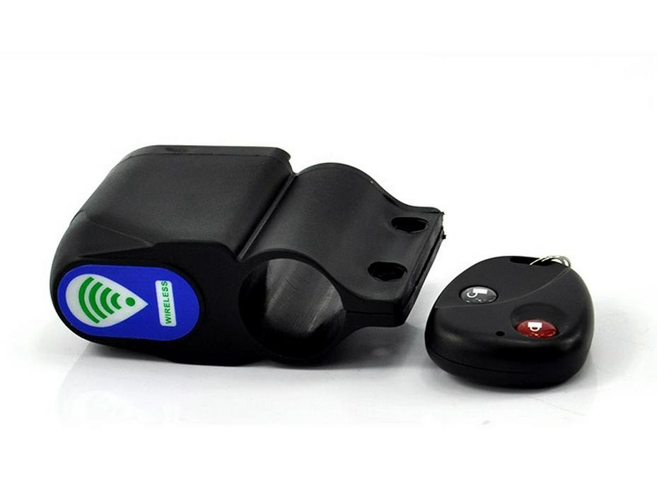 Smart ABS Bike Anti-Theft Alarm with Wireless Vibration Sensor and Remote Control