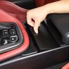 ABS Matte Black For Jaguar F-TYPE 2013-2024 Car Central Control Water Cup Panel Glass Lifting Frame Car Interior Accessories