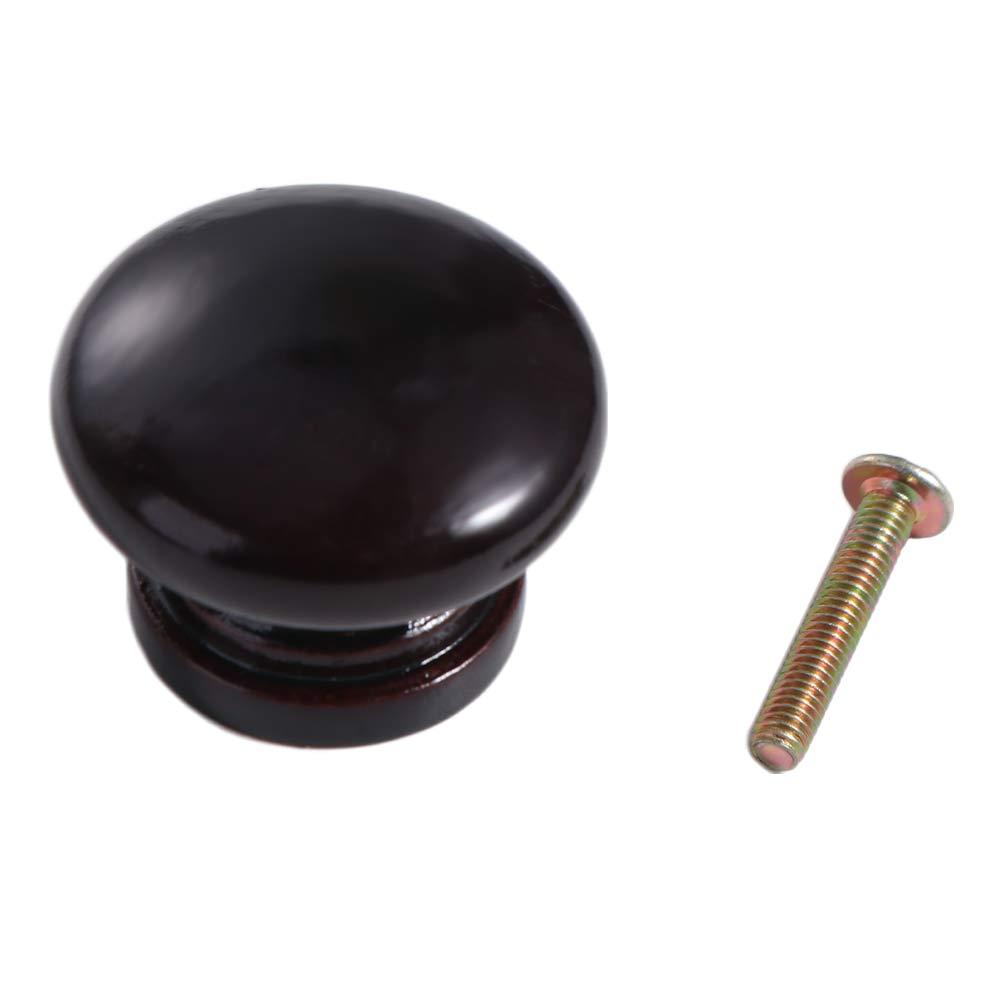 Polished Finish Circular Drawer Handles Easy-Grip Design Rust-Resistant Dresser Furniture Door Knobs Beautiful Texture Sturdy