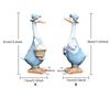 Duck Sculpture Artificial Garden Sculpture Resin Novelty Garden Statues  Patio Outdoor Decor
