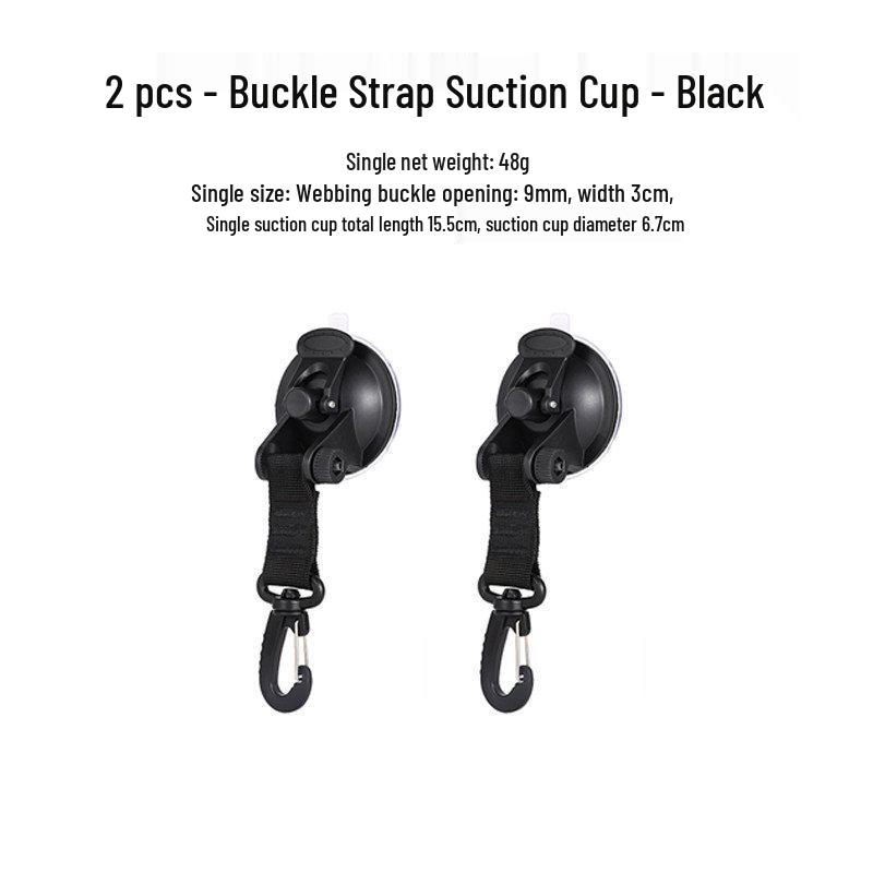 Suction Cup Hook for Wall, Glass, and Car Roof Tent Storage