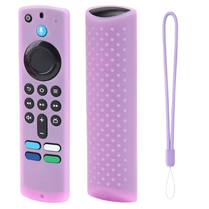 Silicone Remote Cover Shockproof Design AntiScratch NonSlip Grip for TV Stick 3rd Gen/4K Remote Shell Cover Case